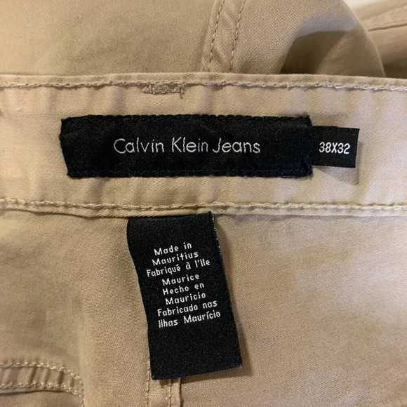 Calvin Klein Jeans Men's Straight Cotton 5 Pocket Straight Leg Chino Size 38x32‎ - Picture 7 of 15